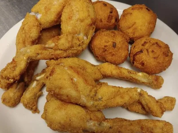 Frog Legs and Hushpuppies