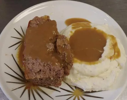 Meatloaf and Mashed Potatoes
