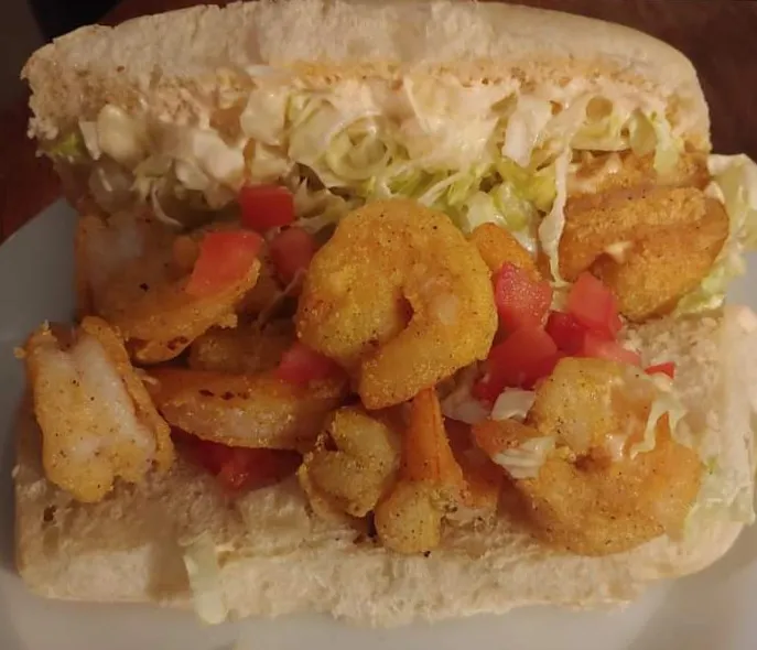 Shrimp PO Boy Sandwich